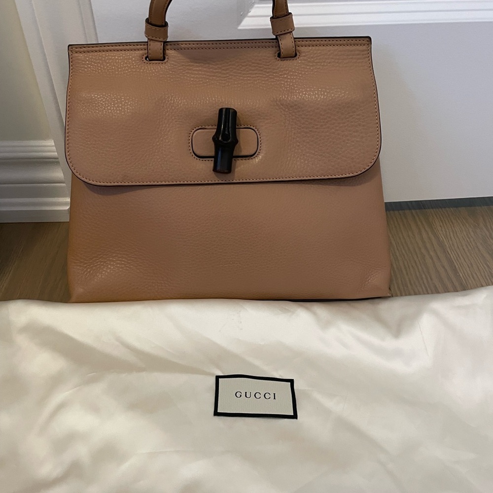 Gucci Brown Leather Satchel